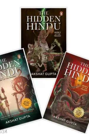 Combo of 3 book set-The Hidden Hindu 1-2-3